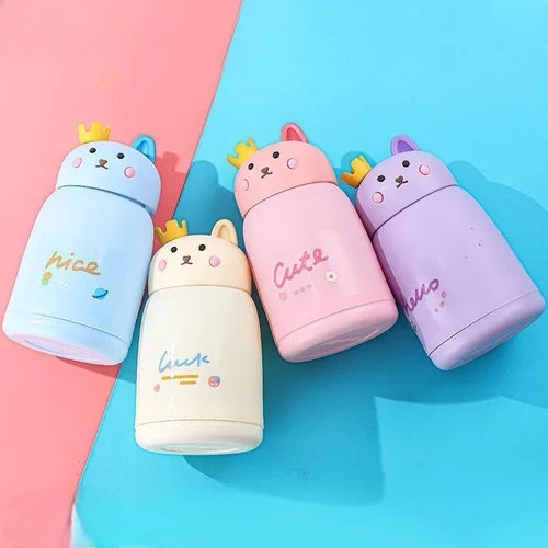 Queen Teddy Glass Bottle